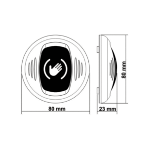 Kontal YF Temassız El Sensörü (Beyaz – Kablolu Temassız Buton)