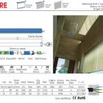 Mosel Sel 40 E 10NM/17RPM Radyo Alıcılı Tüp Motor – Perde ve Jaluzi Motoru