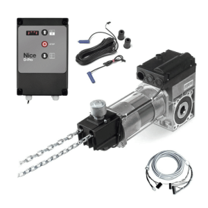 Nice SD100 24 Seksiyonel Kapı Motoru (D-PRO Automatic ve Opto Sensör Kit)